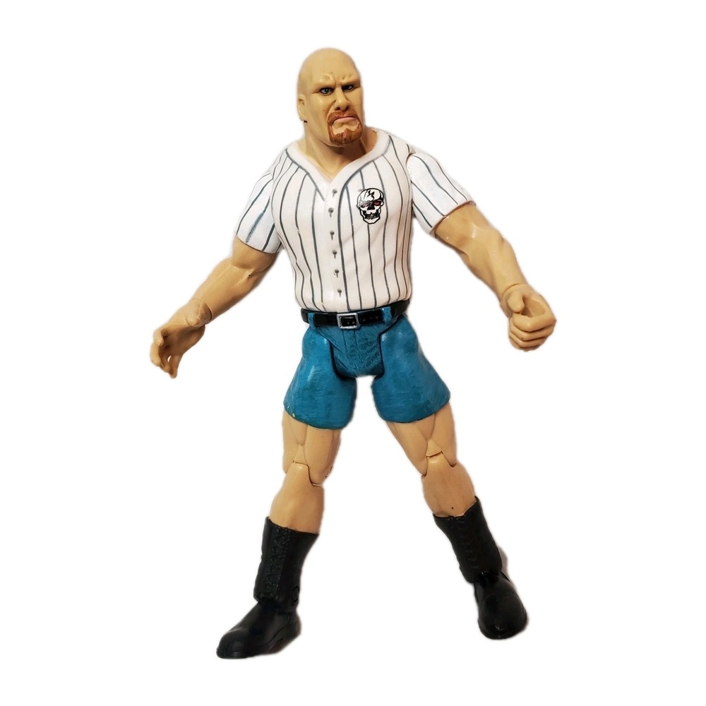 Vintage 1999 WWF Stone Cold Steve Austin Action Figure Jakks Pacific WWE Wrestli